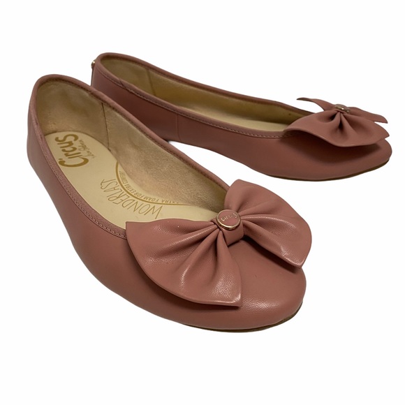 rose pink flat shoes